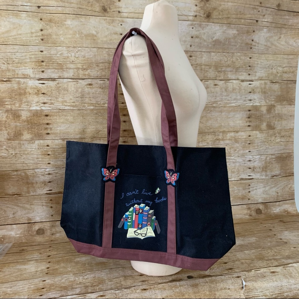 Never used books tote